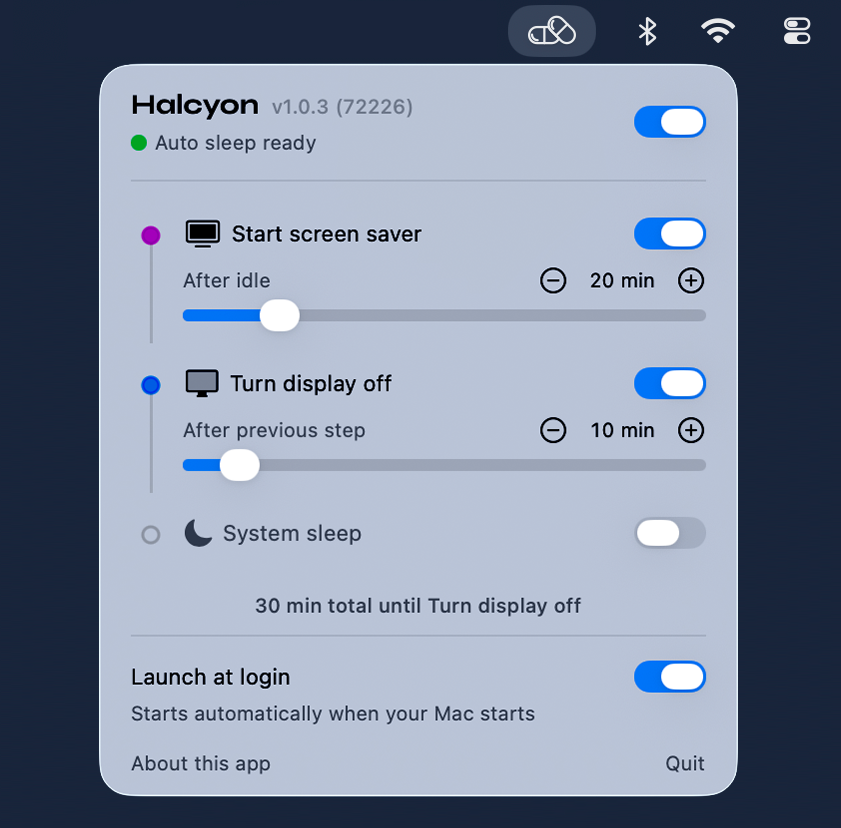 Halcyon screenshot